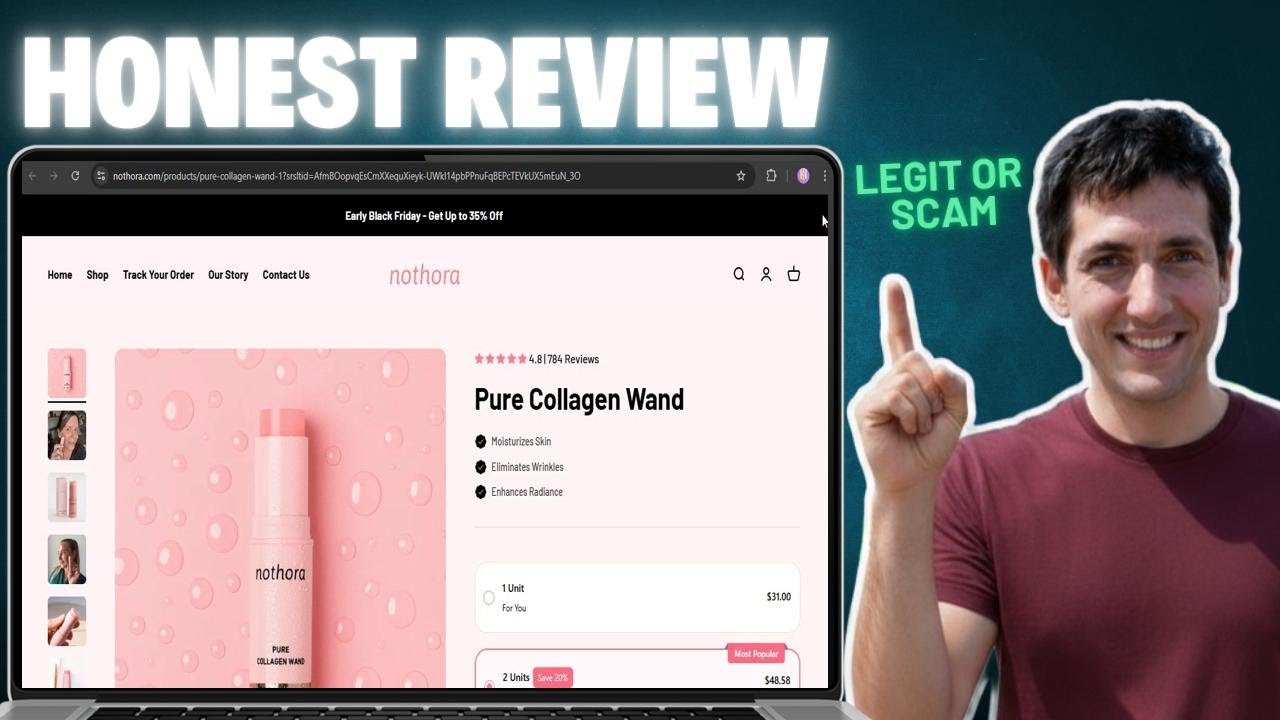 Nothora Collagen Wand Reviews: Anti-Aging, Hydration & Texture Concerns